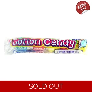 Dubble Bubble Cotton Candy Bubble Gum Gumballs 4 Ball Tube 18g Pack
